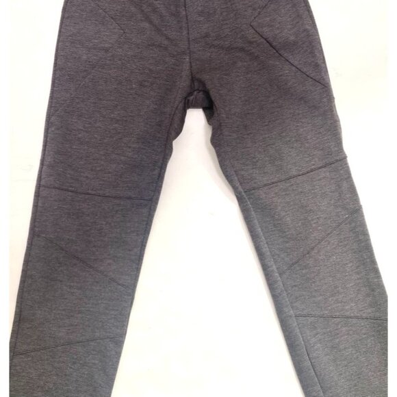 Unbranded Boutique Pull On Legging Pants Seaming Detail Polyester Spandex Grey - Picture 2 of 7